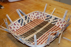 basket being rimmed