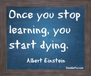 keep learning or start dying