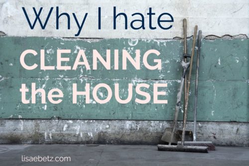 why I hate cleaning the house