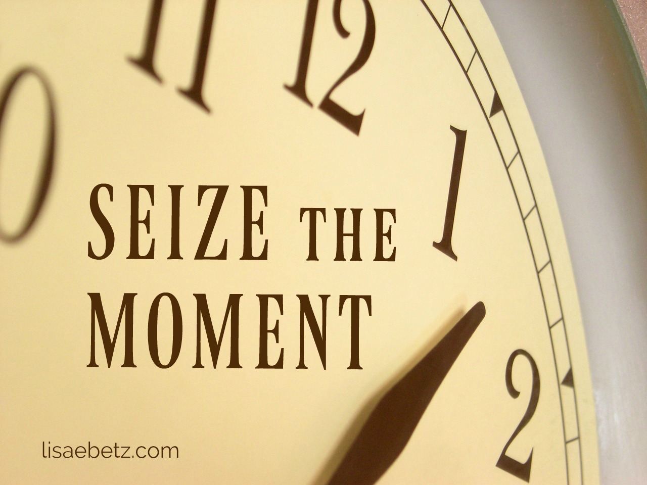 seize the moment mindful living