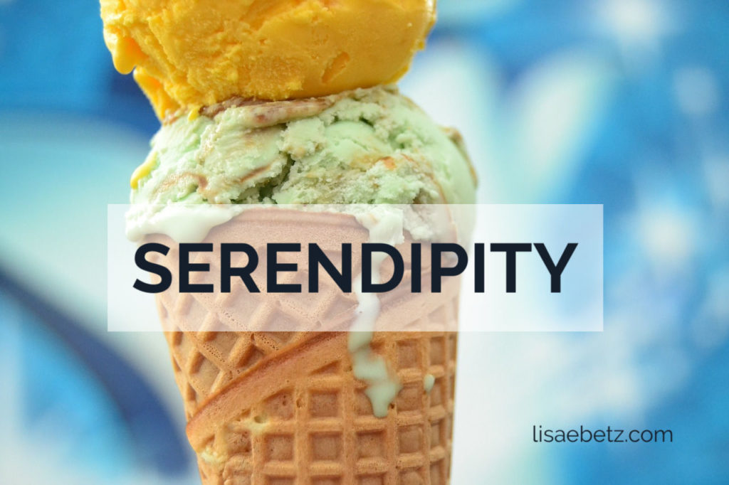 do you have room in your life for serendipity?