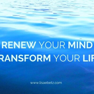 Renew your mind. Transform your life. One small step at a time. Live intentionally