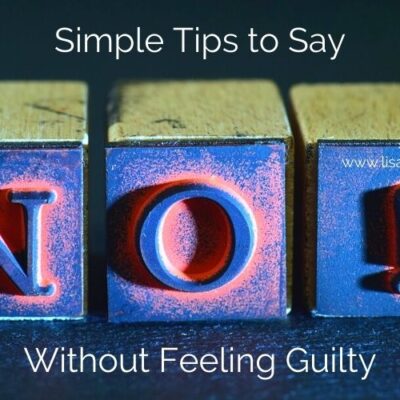 Simple tips to say no without feeling guilty