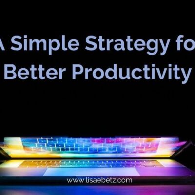 work mode. A strategy for better productivity