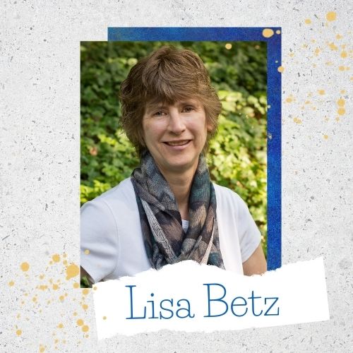 Lisa E. Betz w speckle frame