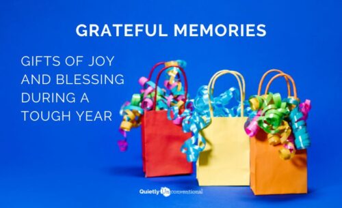 Grateful memories: gifts of Joy and Blessing During a Tough Year