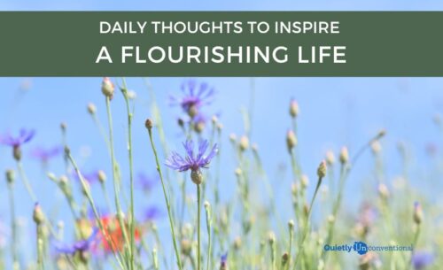 Daily thoughts to inspire a flourishing life
